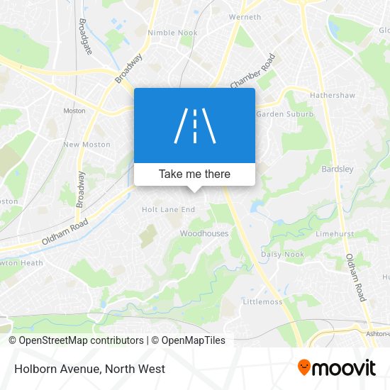 Holborn Avenue map