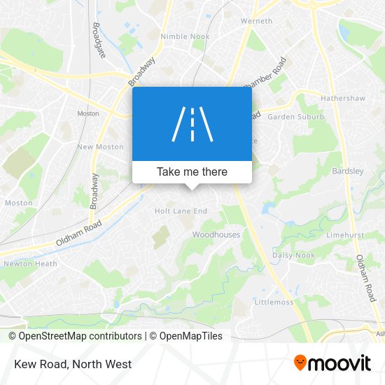 Kew Road map