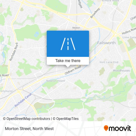 Morton Street map