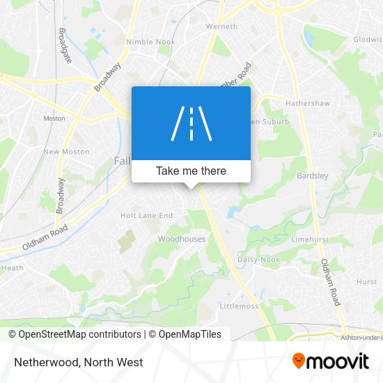 Netherwood map