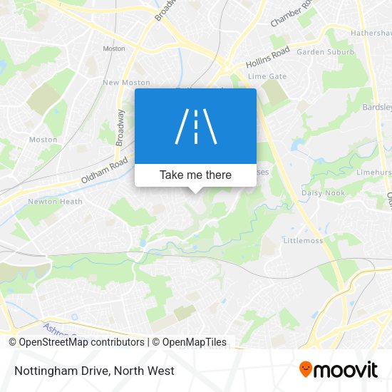 Nottingham Drive map