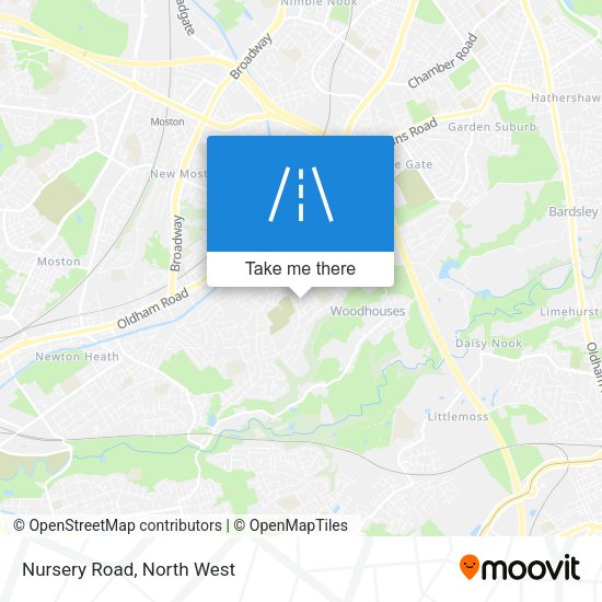 Nursery Road map