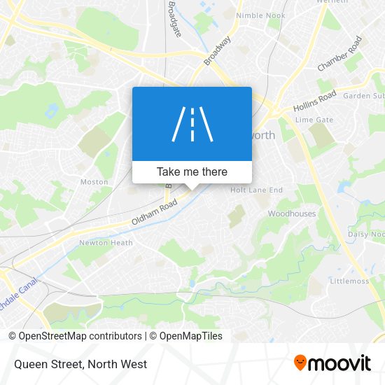 Queen Street map
