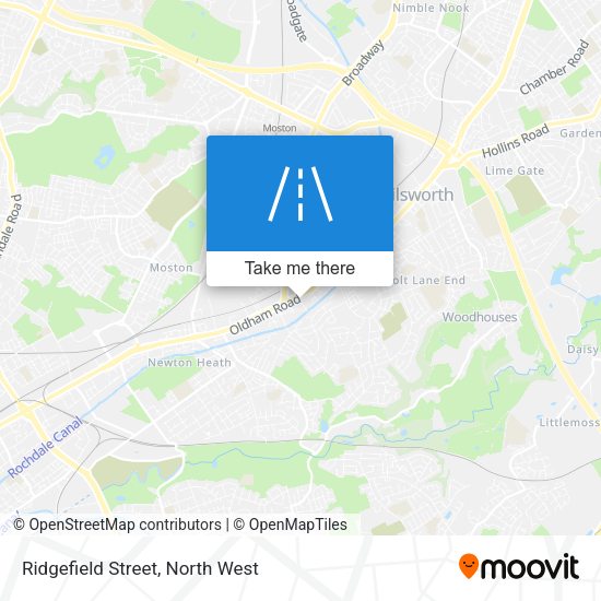 Ridgefield Street map