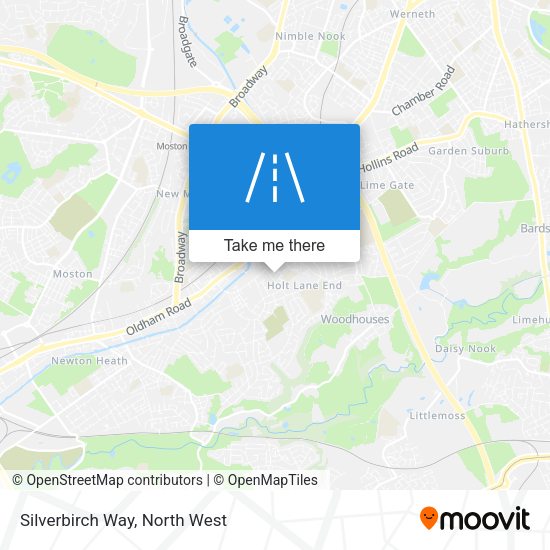 Silverbirch Way map