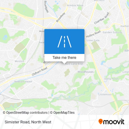 Simister Road map
