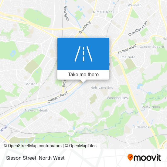 Sisson Street map
