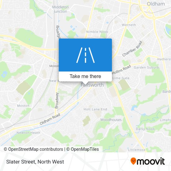 Slater Street map