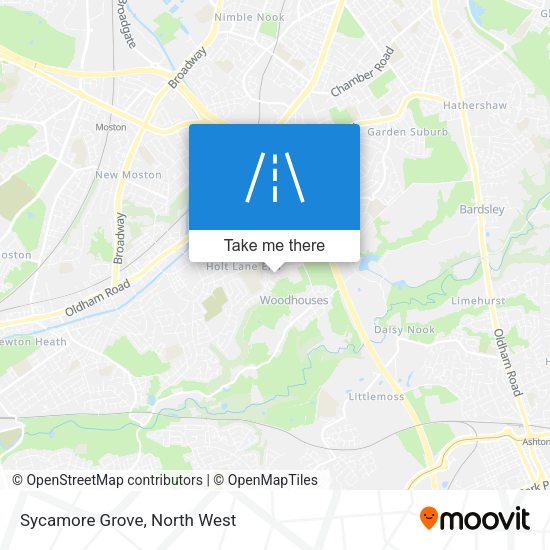 Sycamore Grove map