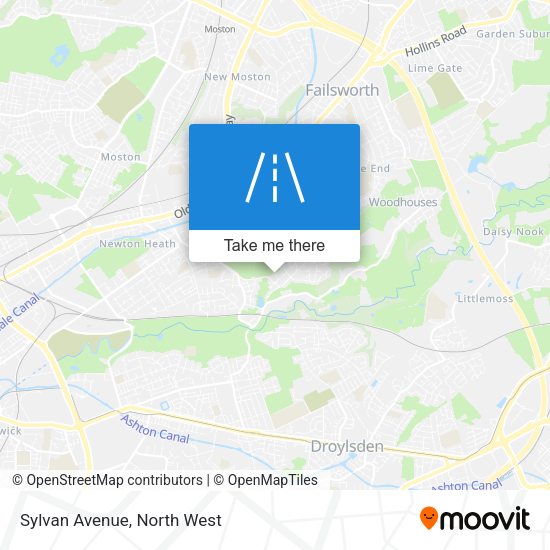 Sylvan Avenue map