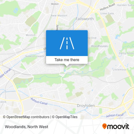 Woodlands map