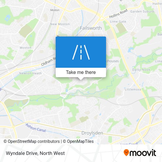 Wyndale Drive map