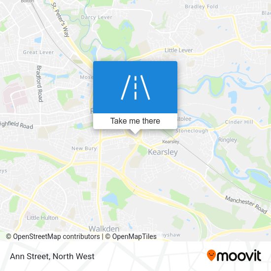 Ann Street map