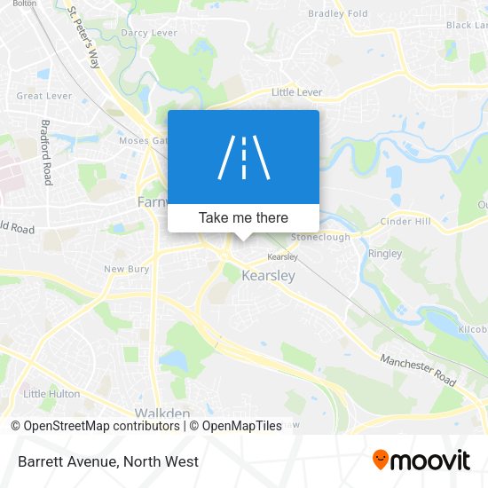 Barrett Avenue map
