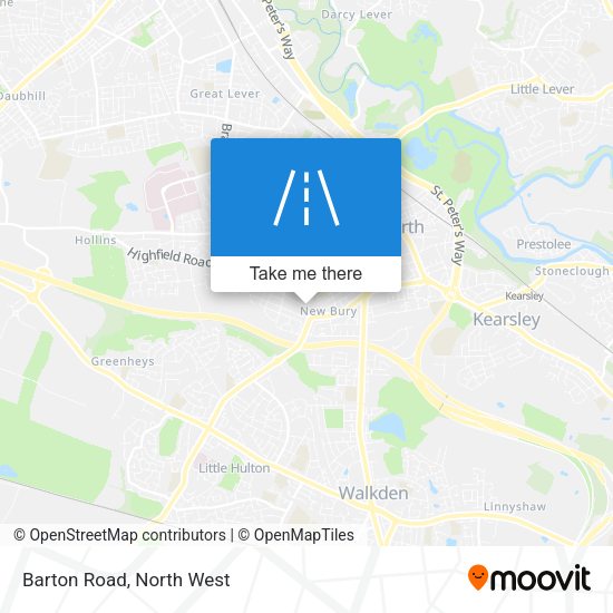Barton Road map