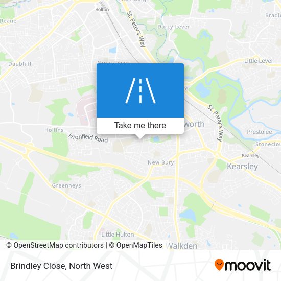 Brindley Close map
