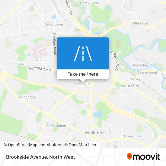 Brookside Avenue map
