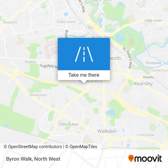 Byron Walk map