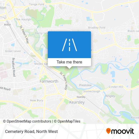 Cemetery Road map