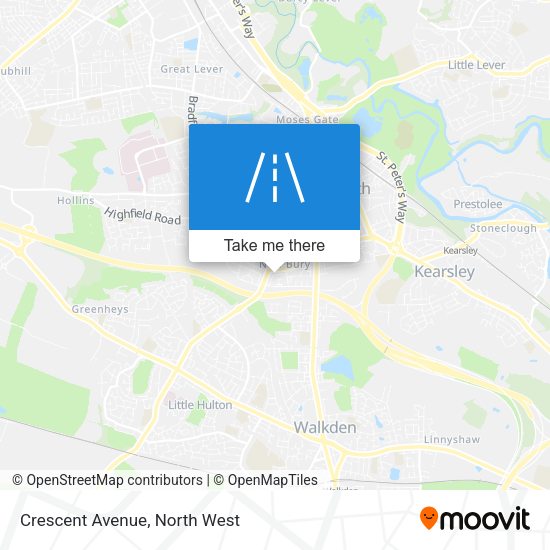 Crescent Avenue map