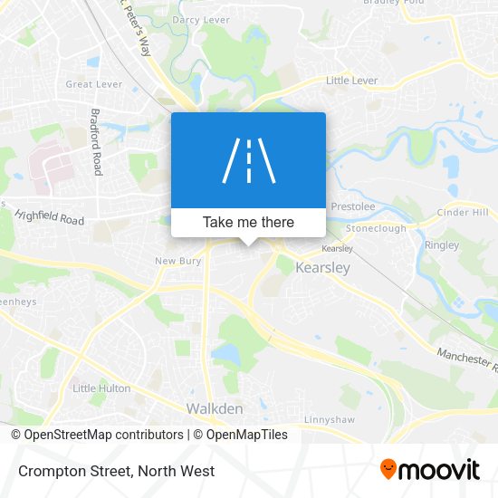 Crompton Street map