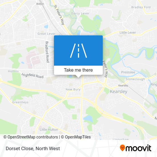 Dorset Close map