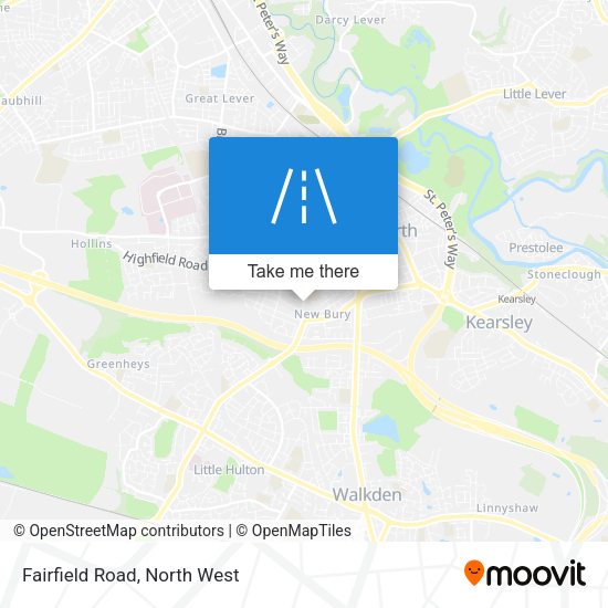 Fairfield Road map
