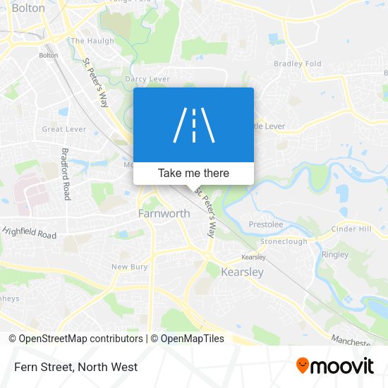 Fern Street map