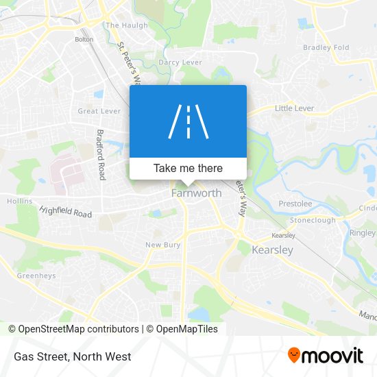 Gas Street map