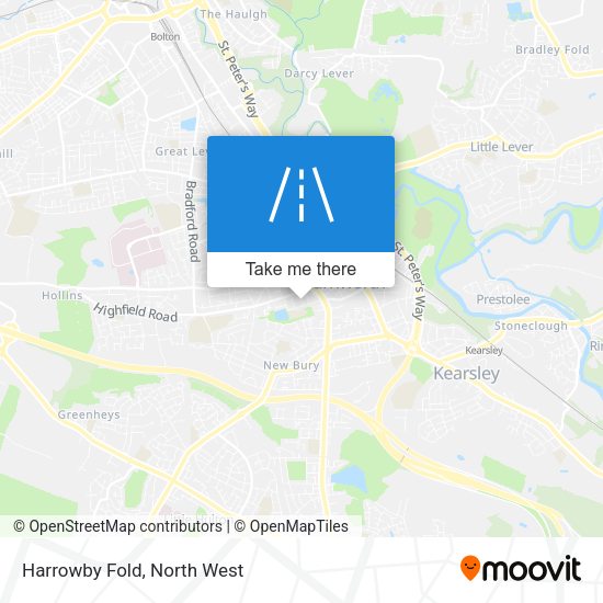 Harrowby Fold map