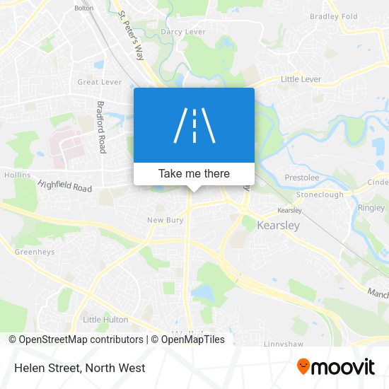 Helen Street map