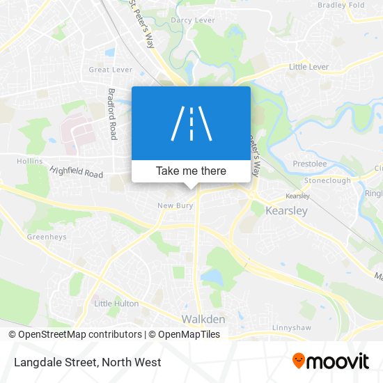 Langdale Street map