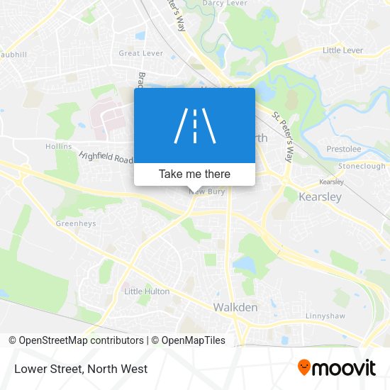 Lower Street map