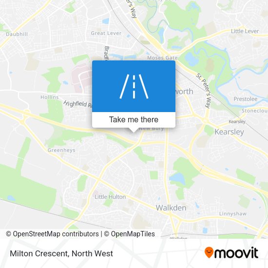 Milton Crescent map