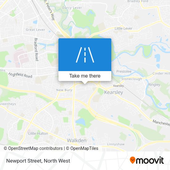 Newport Street map