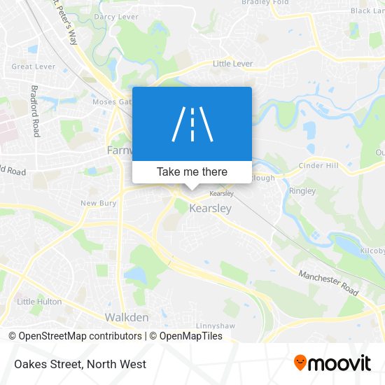 Oakes Street map