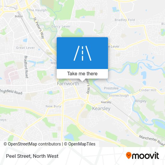 Peel Street map