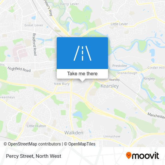 Percy Street map