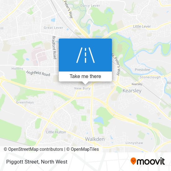 Piggott Street map