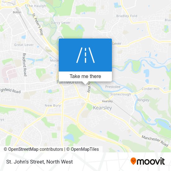 St. John's Street map