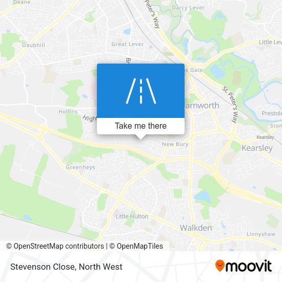 Stevenson Close map