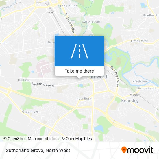 Sutherland Grove map