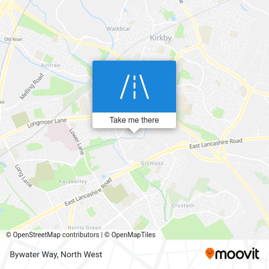 Bywater Way map