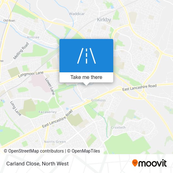 Carland Close map