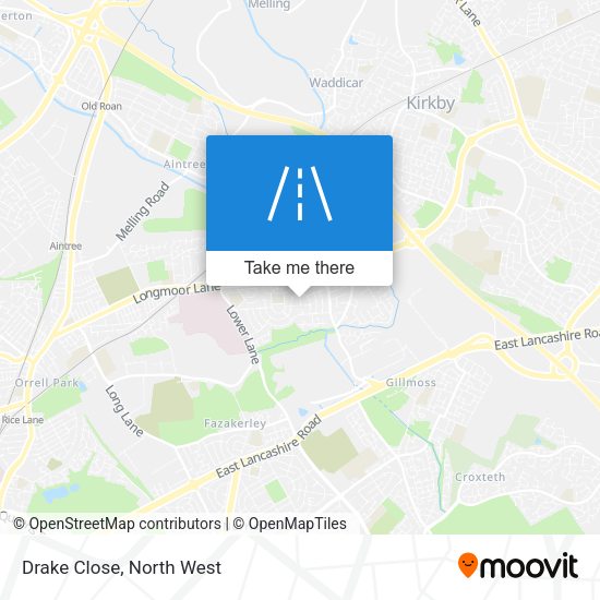 Drake Close map