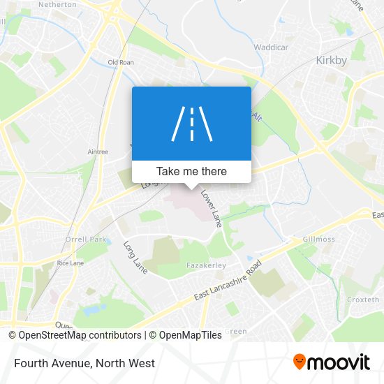 Fourth Avenue map
