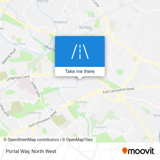 Portal Way map