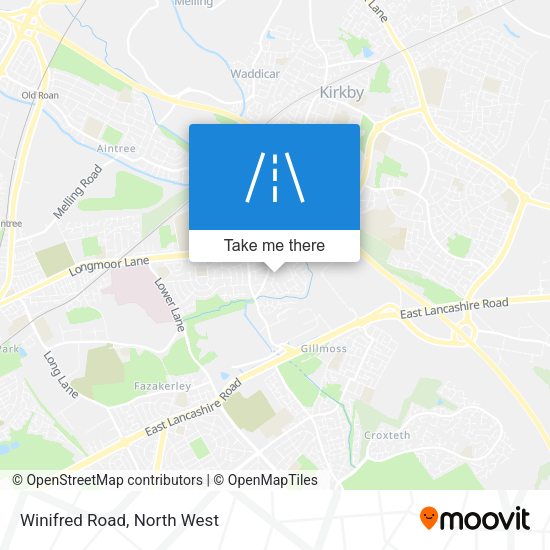 Winifred Road map