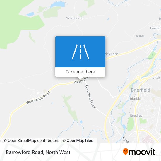 Barrowford Road map
