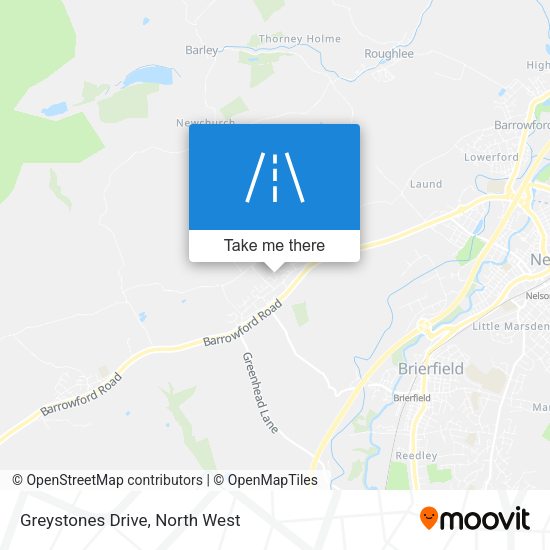 Greystones Drive map
